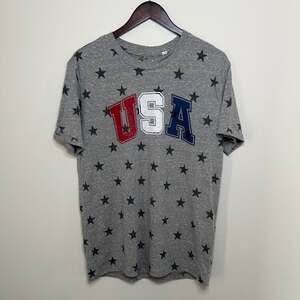 Royce Brand USA Star Print Graphic T-Shirt Size Large